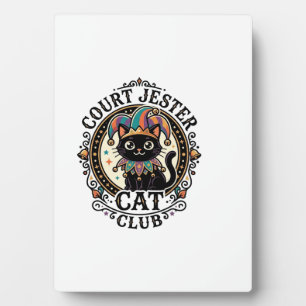 Plaque Photo Bouffon de Cour Chat Drôle Conception Amateur de C
