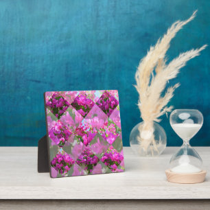 Plaque Photo Bougainvilliers roses Fleurs Diamant Design,
