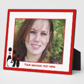 Plaque Photo Boule de bowling et broches personnalisées (Côté)