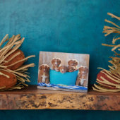 Plaque Photo Boule De Marionnettes Sur La Plage (Côté)