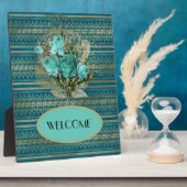 Plaque Photo Bouquet de bienvenue Rose Seafoam (Côté)