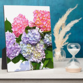 Plaque Photo Bouquet Hydrangea (Côté)