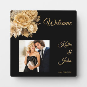 Plaque Photo Bouquet-Mariage de fleurs neutres