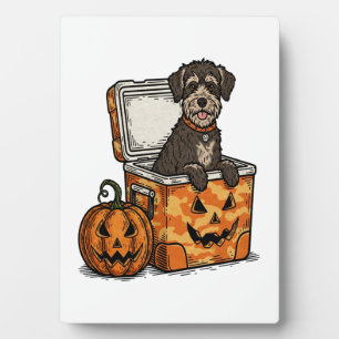 Plaque Photo Boykin Spaniel Halloween