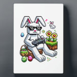 Plaque Photo Boys Happy Easter Day Bunny Egg Video Game Kids Me<br><div class="desc">Boys Happy Easter Day Bunny Egg Video Game Kids Mens Gamer T-Shirt</div>