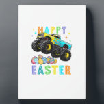 Plaque Photo Boys Happy Easter Monster Truck Easter Eggs Toddle<br><div class="desc">Boys Happy Easter Monster Truck Easter Eggs Toddler Kids T-Shirt_1</div>