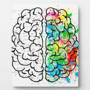 Plaque Photo brain mind psychology idea hearts