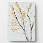 Plaque Photo Branches de l'arbre d'automne avec feuilles de aut (Devant)