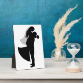 PLAQUE PHOTO BRIDE ET GROUPE (Côté)