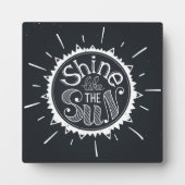 Plaque Photo Brille Comme Le Soleil (Devant)