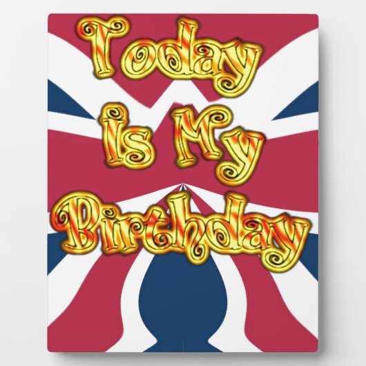 Plaque Photo British Birday Gifts Art Print (Devant)