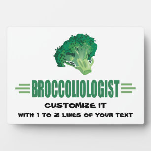 Plaque Photo Brocoli