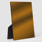 Plaque Photo Bronze brossé Faux Arrière - plan en métal (Côté)