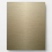 Plaque Photo Bronze de Brushed (Devant)