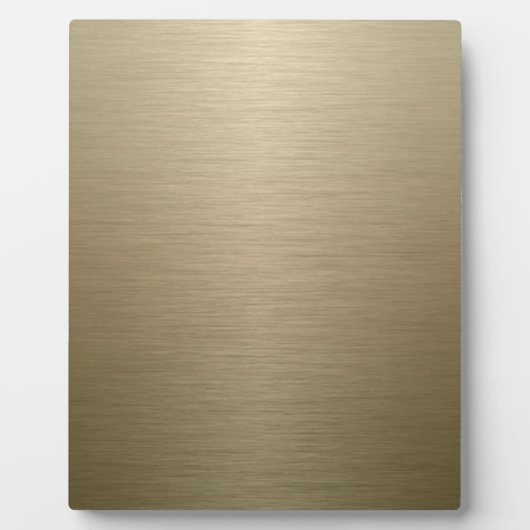 Plaque Photo Bronze de Brushed (Devant)