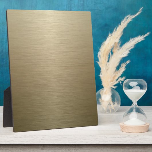 Plaque Photo Bronze de Brushed (Côté)