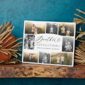 Plaque Photo Brother Grateful pour chaque instant Collage photo (Côté)