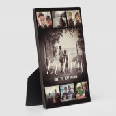 Plaque Photo Brother moderne Meilleurs amis Dark Photo Collage (Côté)