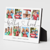 Plaque Photo Brotherhood Script Cadeau Pour Frères Photo Collag (Côté)