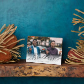 Plaque Photo Brothers Script Cadeau Pour Brothers Photo Keepsak (Côté)