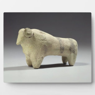 Plaque Photo Bull in the Ubaid style, c.4000-3500 BC (terracott