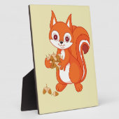 Plaque Photo Bulle l'écureuil utile (Côté)