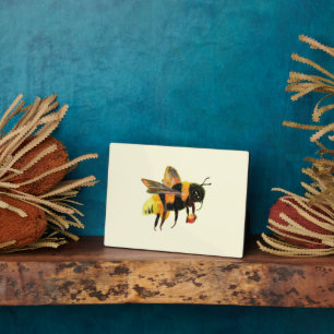 Plaque Photo Bumble Bee transportant du pollen