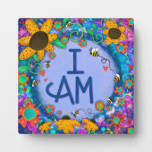 Plaque Photo Bumblebee Florale Inspirationnelle Je Suis Cité (Devant)