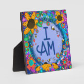 Plaque Photo Bumblebee Florale Inspirationnelle Je Suis Cité (Recto)