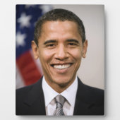 Plaque Photo Bureau du président élu Barack Obama (Devant)