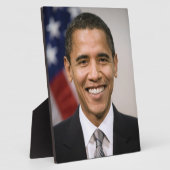 Plaque Photo Bureau du président élu Barack Obama (Côté)