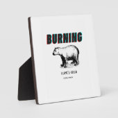 Plaque Photo Burning Classic (Recto)