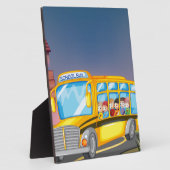 Plaque Photo Bus scolaire (Côté)