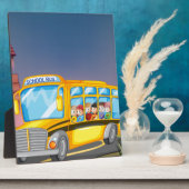 Plaque Photo Bus scolaire (Côté)