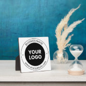 Plaque Photo Business Name & Website ou Slogan, Merci Etc. (Insitu)