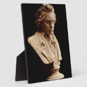 Plaque Photo buste statue de Beethoven (Côté)