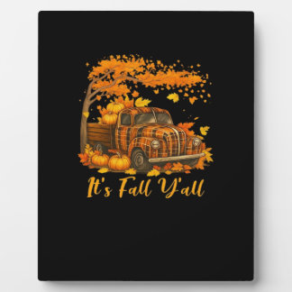 Plaque Photo C’est automne Y’all Citrouille arbre d’automne Hel