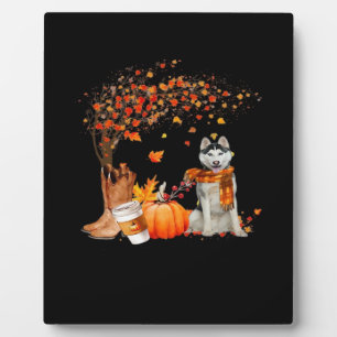 Plaque Photo C’est l’automne Y’all Dog Thanksgiving Halloween A