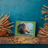 Plaque Photo Caballos/Cabalos/Chevaux (Côté)