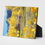 Plaque Photo Cabine à Aspens (Côté)