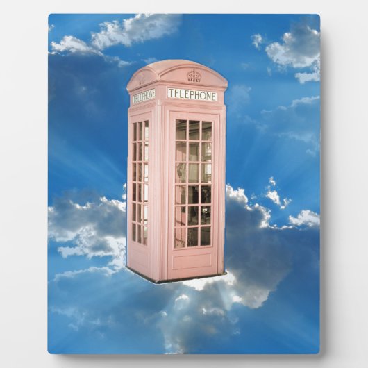 Plaque Photo cabine téléphonique (Devant)