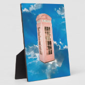 Plaque Photo cabine téléphonique (Côté)