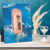 Plaque Photo cabine téléphonique (Côté)