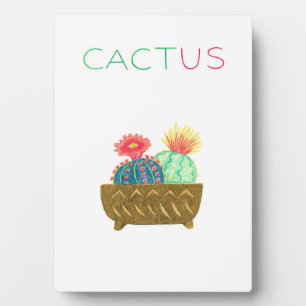 Plaque Photo Cactus