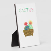 Plaque Photo Cactus (Côté)