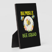 Plaque Photo Cadeau apiculteur | Bumble Bee Squad (Côté)