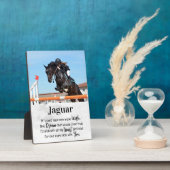 Plaque Photo Cadeau commémoratif à cheval (Côté)