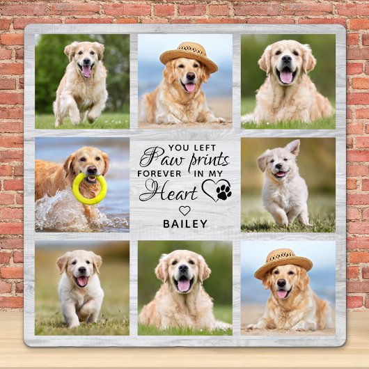 Plaque Photo Cadeau commémoratif pour animaux de compagnie Pert