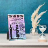 Plaque Photo Cadeau customisé Pour La Famille, Mignonne Présent (Côté)