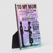 Plaque Photo Cadeau customisé Pour La Famille, Mignonne Présent (Côté)